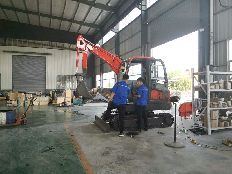 履帶式挖掘機