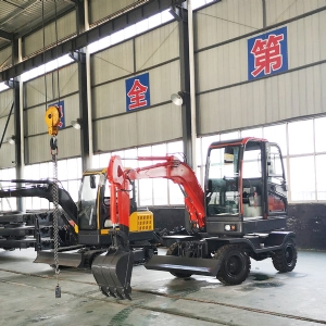 輪式挖掘機